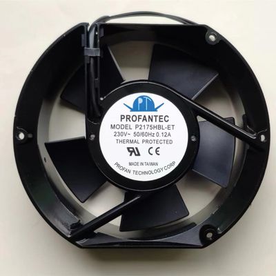 P2175HBL-ET Fan P2175HBL-ET 230V 0.12A 17CM 2-Wire Cooling Fan