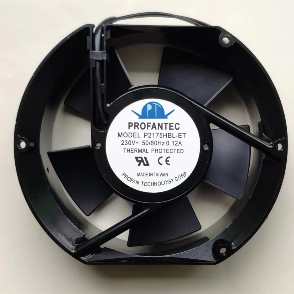 P2175HBL-ET Fan P2175HBL-ET 230V 0.12A 17CM 2-Wire Cooling Fan