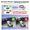 UANTIN DisplayPort to Dual HDMI Adapter | 4K 60Hz DP Source to HDMI Splitter Extended Display Adapter for Dual Monitors,Display Port Converter for NVIDIA, AMD Graphics Card view 2