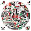 100pcs Free Palestine Stickers Freedom Vinyl Palestine Stickers for Water Bottles Laptop Skateboard for Adult Teens view 1