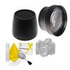 for Sony Cybershot DSC-H7 H9 H50 2.2X High Definition Super Telephoto Lens (72mm) + 5 Piece Cleaning Kit + Metal Adapter Tube Lens Included view 1