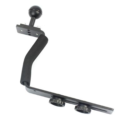 MOOKEENONE Aluminum Alloy Diving Tray Z Shape Handle Mount for SLR Camera for Underwater Diving Light System
