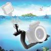MOOKEENONE Aluminum Alloy Diving Tray Z Shape Handle Mount for SLR Camera for Underwater Diving Light System view 2
