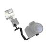 MOOKEENONE Aluminum Alloy Diving Tray Z Shape Handle Mount for SLR Camera for Underwater Diving Light System view 3