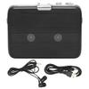 Portable Cassette Player with Auto Reverse, Bluetooth 5.0, FM Radio, 3.5mm Jack, Dual Power Options for Tape Playback and Audio Streaming (Black) view 3