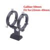 Telescope Accessory Set Adjustable Pointer Bracket 42mm 50mm 66mm 82mm Aluminium 6-Point Guidescope Mount Astronomical Telescope Telescope Camera (Color : 50mm(22-49mm)) view 2