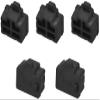 XYWHPGV 5pcs RJ45 Silicone Protector Ethernet Hub Port Dustproof Cap Cover 12mmx8.3mm Black (11b52 c9658 5962b 06457 7ee6 73d63 view 1