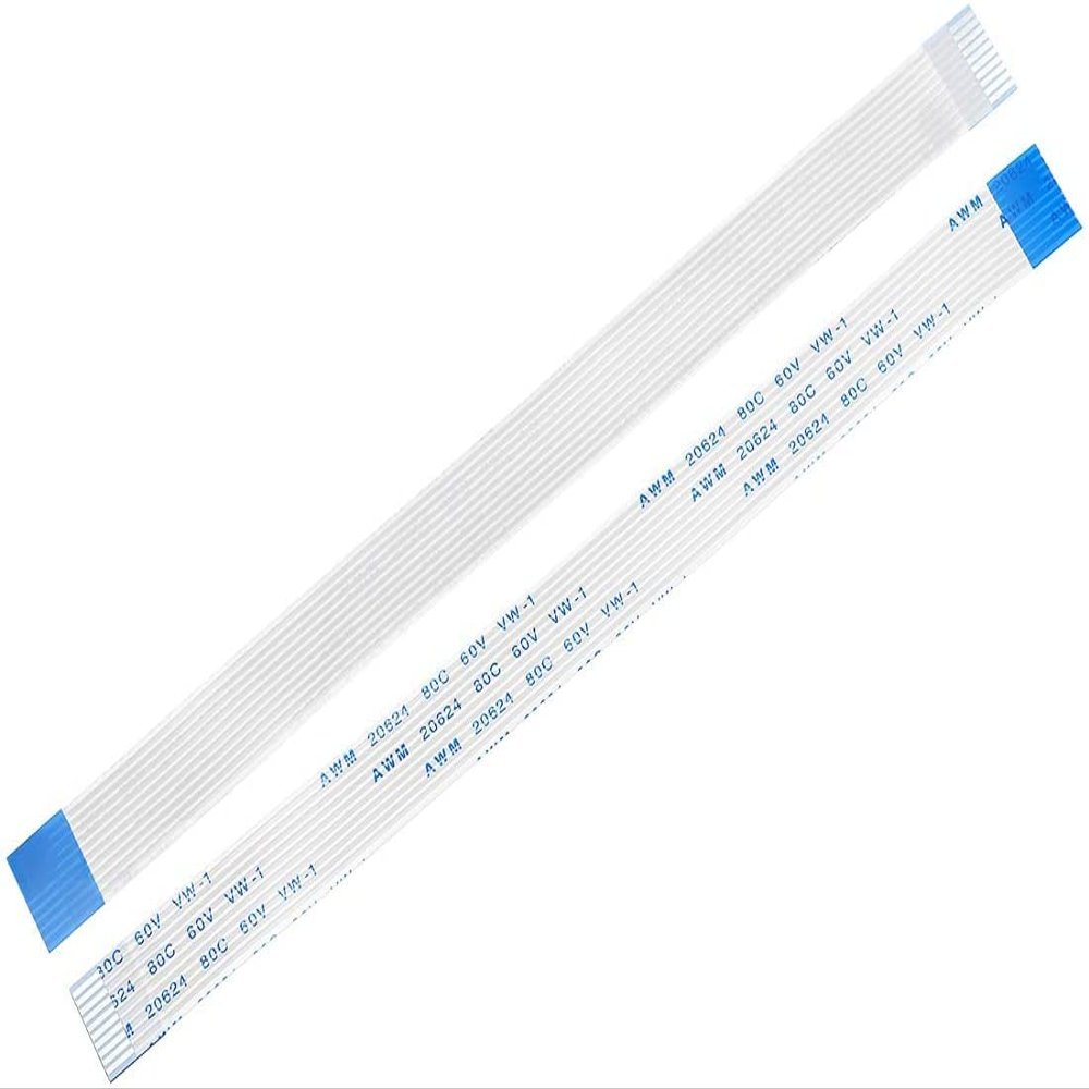 XYWHPGV Flexible Flat Cable 150mm Pitch 10 Pin FPC FFC Flexible Ribbon Cable for LCD TV Car Audio DVD Player Laptop 10pcs (Type B)(5c689 a4790 3c80b 6e