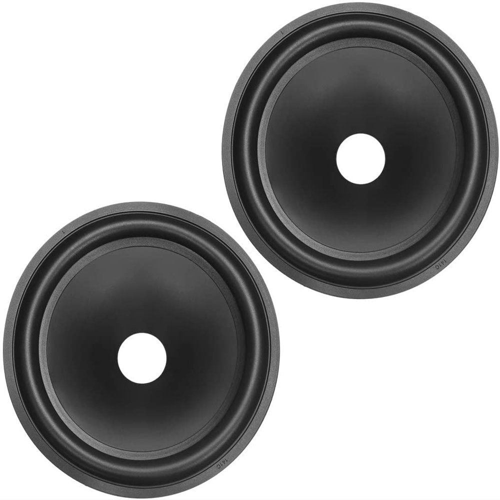 XYWHPGV 6 inches Paper Speaker Cone Subwoofer Cones Drum Paper 1 inches Voice Coil Diameter with Rubber Surround Matte Black 2 Pcs(95b81 42839 d0e7f a27b4 dbdd3 3839b