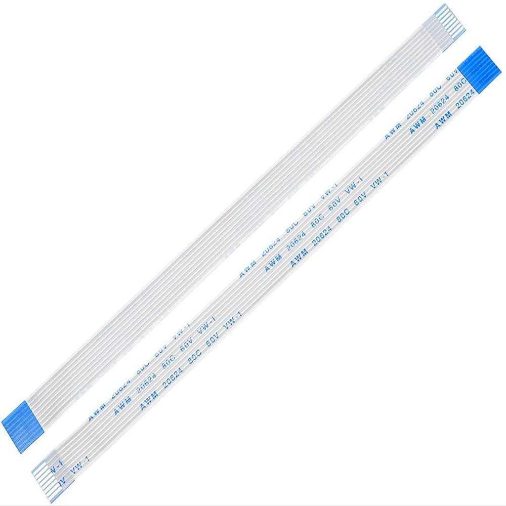 XYWHPGV Flexible Flat Cable 150mm Pitch 1mm 8 Pin FPC FFC Flexible Ribbon Cable for LCD TV Car Audio DVD Player 20pcs (Type B)(bde1c 1d412 4119e 2a9d9 1722f a