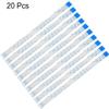 XYWHPGV Flexible Flat Cable 150mm Pitch 1mm 8 Pin FPC FFC Flexible Ribbon Cable for LCD TV Car Audio DVD Player 20pcs (Type B)(bde1c 1d412 4119e 2a9d9 1722f a view 2