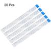 XYWHPGV 26Pin Flexible Flat Cable 0.5mm Pitch 150mm FPC FFC Flexible Ribbon Cable for LCD TV Car Audio DVD Player Laptop 20pcs (Type B)(3ece8 d79b1 cc0b5 1 view 2