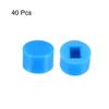 XYWHPGV 40pcs Tactile Push Button Switch Caps 6x3.7mm for 5.8x5.8mm Micro Tactile Switch Blue(0f578 0fe8a 6a2cf 2ca1d fcd9a 2cc89 view 2