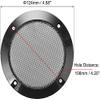 XYWHPGV 2pcs 4 inches Speaker Grill Mesh Decorative Circle Woofer Guard Protector Cover Audio Parts Black(61fb2 85908 8bced 43214 a9445 03f22 view 2