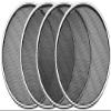 XYWHPGV 4pcs 4 inches Speaker Grill Mesh Decorative Circle Woofer Guard Protector Cover Audio Parts Silver(7edaf 730fa 5d101 8dd11 0fb83 1955c view 1