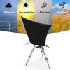 Eljeczt Telescope Cover with Adjustable Drawstring Waterproof Weatherproof Telescope Cover 420D Silver Scope Cover Outdoor Sun Protective Astronomical Telescope Cover,59 * 33inch,Black view 3