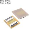XYWHPGV 1.0mm Pitch 8 Pin to 8 Pin Extension Connector Aapter for FFC FPC Cable Extend Zip HDD(e1076 c017f fbb58 bd56f 590a1 02f94 view 2