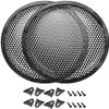 XYWHPGV 2pcs 10 inches Speaker Waffle Grill Metal Mesh Audio Subwoofer Guard Protector Cover with Clips,Screws(c8f96 59308 ff837 c514b 70ad4 85d7e view 1