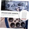Uonlytech 12pcs Car Speaker Connectors Rear Door Speaker Wire Terminals Crimp Terminals view 2