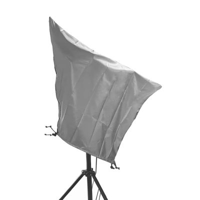 Telescope Protective Cover 420D Silver Outdoor Scope Cover with Adjustable Drawstring Waterproof Weatherproof Telescope Cover Photographic Protector Rain Cover,39 * 30inch,Silver