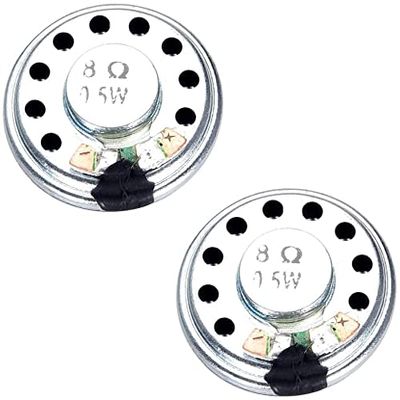 XYWHPGV 0.5W 8 Ohm DIY Speaker 30mm Round Shape Replacement Loudspeaker 2pcs(3cf16 121ee 27ad3 8b04f ff152 e00d6
