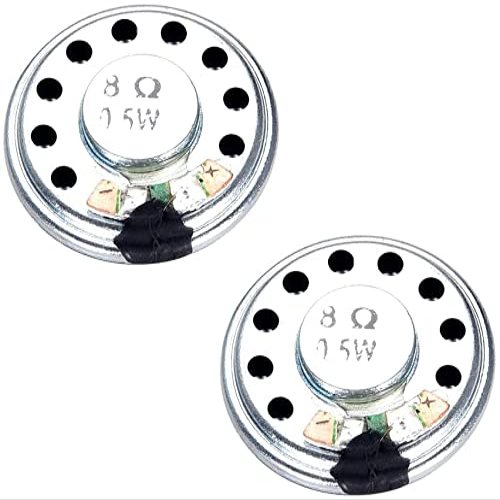 XYWHPGV 0.5W 8 Ohm DIY Speaker 30mm Round Shape Replacement Loudspeaker 2pcs(3cf16 121ee 27ad3 8b04f ff152 e00d6
