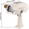 XYWHPGV Dummy Solar Powered CCTV Surveillance Device with Fake Security Camera with Red LED Flashing Warning Light Sticker for Home Outdoor Indoor White 4Pcs(fd45c b8a48 5 view 2