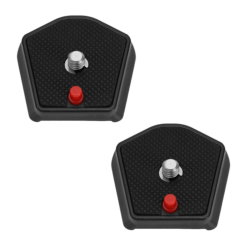 2Pcs 785PL Quick Release Plate 1/4inch Screw Compatible with Manfrotto Modo 715B 715SHB 718B 718SHB 7321YB 785B 785SHB Models for Universal Tripod SLR Camera