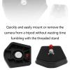 2Pcs 785PL Quick Release Plate 1/4inch Screw Compatible with Manfrotto Modo 715B 715SHB 718B 718SHB 7321YB 785B 785SHB Models for Universal Tripod SLR Camera view 3