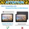 Case for Amazon Kindle Fire Max 11 Tablet (13th Gen,2023 Release) 11" - PU Leather Slim Lightweight Multiple Angles Stand Smart Cover with Auto Wake/Sleep for Fire 11 Max Tablet, Library Bookshelfs view 2