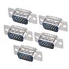XYWHPGV D-sub Connector Male Plug 15-pin 3-Row Port Terminal Breakout for Mechanical Equipment CNC Computers Blue Pack of 5(43d49 9ecf3 7b381 4e32e c7b86 710b8 view 1