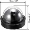 XYWHPGV Fake Security Camera Dummy Dome CCTV with Blinking Red LED Warning Alert Light for Home Outdoor Indoor Black 2pcs(7dcc3 dda58 960b2 6e141 f3b5a 66be9 view 2