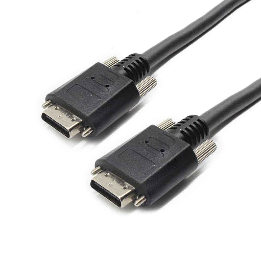 GXMRHWY PoCL CameraLink Cable - SDR to SDR26P with Screw Small Head Data Line for Industrial Cameras - 1 Meter Length