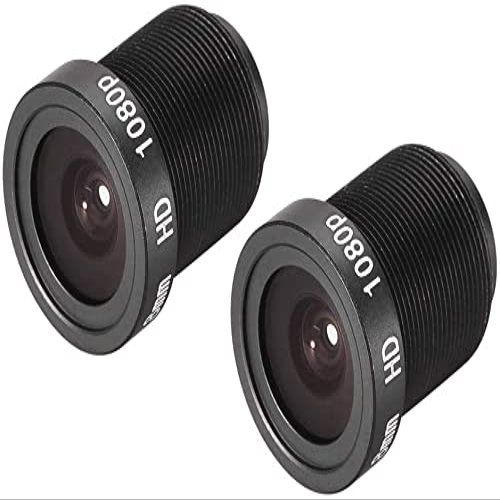 XYWHPGV 2 Piece 2.8mm Focal Length 1080P F2.0 1/3 Inch Wide Angle CCTV Camera Lens for CCD Camera(4d387 a5964 12720 0d14e 100fc cb265