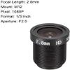 XYWHPGV 2 Piece 2.8mm Focal Length 1080P F2.0 1/3 Inch Wide Angle CCTV Camera Lens for CCD Camera(4d387 a5964 12720 0d14e 100fc cb265 view 2
