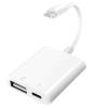 Lightning to USB Camera Adapter with Charging Port for iPhone Portable USB 3.0 Female OTG Cable for iPad to Connect Card Reader USB Flash Drive U Disk Microphone Keyboard Mouse Hubs Midi view 1