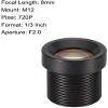 XYWHPGV 3 Pcs CCTV Camera Lens 8mm Focal Length 720P F2.0 1/3 Inch Wide Angle for CCD Camera(2e6f2 46b72 da84a 1e5ea f38b1 6881f view 2