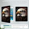 GFRGTFHYT for Kindle Scribe 10.2 inch Case 2022 Release PU Leather Slim Lightweight Multiple Angles Stand Smart Cover with Auto Wake/Sleep for Kindle Scribe 10.2", Flag Bald Eagle view 3