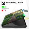 CGFGHHUY Galaxy Tab A9 Case 360 Degree Rotating Stand Protective Smart Cover with Auto Wake Sleep Case Cover for Samsung Galaxy Tab A9 8.7 inch 2023 - Green Forest view 3