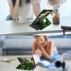 CGFGHHUY Galaxy Tab A9 Case 360 Degree Rotating Stand Protective Smart Cover with Auto Wake Sleep Case Cover for Samsung Galaxy Tab A9 8.7 inch 2023 - Green Forest view 4