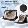 Universal Case for 6",6.8",7" Kindle eReaders Fire Tablet- Kindle/Kobo/Voyaga Tablet,Slim PU Leather Multi-Angle Viewing Cover with 360 Degree Rotatable Kickstand-Black Cat Glowing Tree view 4