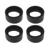Be In Your Mind 4Pcs 2 Pair 32-36mm Eyepiece Cover Eyepiece Binocular Eye Cups Guard Cups Stereo Microscope Accessory for Stereo Microscope, Soft Rubber, Flat Angle view 1