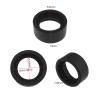 Be In Your Mind 4Pcs 2 Pair 32-36mm Eyepiece Cover Eyepiece Binocular Eye Cups Guard Cups Stereo Microscope Accessory for Stereo Microscope, Soft Rubber, Flat Angle view 4