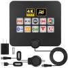Upgraded Amplified HD Digital TV Antenna Long 350+ Miles Range - Support 4K 1080p for Samsung Tv Model un55mu800dfxza - Indoor Smart Switch Amplifier Signal Booster - Extra Long HDTV Cable/AC Adapter view 1