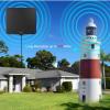 Upgraded Amplified HD Digital TV Antenna Long 350+ Miles Range - Support 4K 1080p for Samsung Tv Model un55mu800dfxza - Indoor Smart Switch Amplifier Signal Booster - Extra Long HDTV Cable/AC Adapter view 4