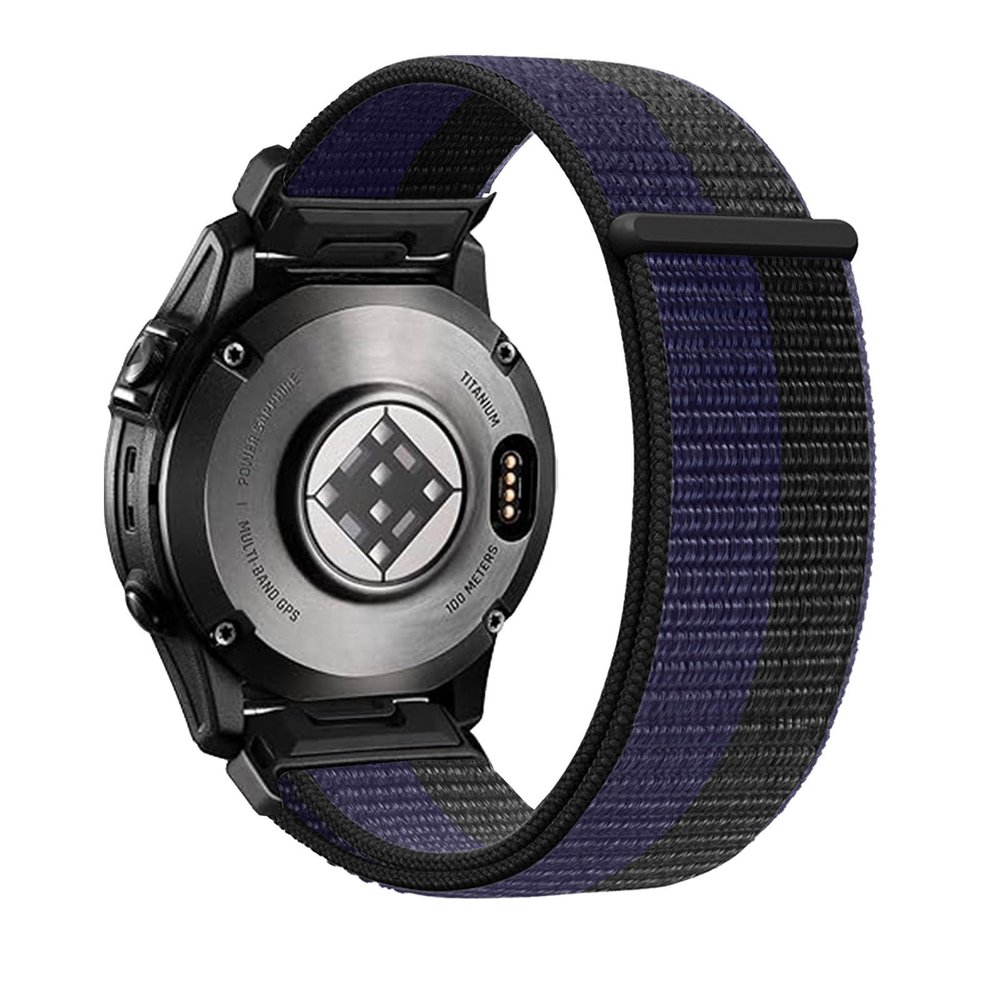 20mm 22mm Nylon Quick Dry Watch Band for Garmin Fenix 8 43mm 47mm 51mm /Fenix E/Fenix 7/Fenix 6/Fenix 5/Epix Pro/Instinct, Quick-Fit 20 22 26 Watch Band Strap for Garmin