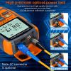 Duogalia Fiber Termination Kit, Fiber Light Meter, 30km Visual Fault Locator, Fiber Cleaver 6C, FTTH Fiber Optic Tool Kit for CATV Engineering, Black view 3