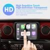 PZSWUXIE for 2018-2023 Jeep Wrangler JL/ 2020-2023 Gladiator JT 8.4 Inch Tempered Glass Screen Protector 9H Hardness Anti-Fingerprint Anti-Scratch Anti-Glare Accessories Touchscreen (Not For 7 Inch) view 3