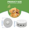 XLW Voice Recorder,16Min Voice Recording Button for Stuffed Animals, Bear,Crafts Pillow.16MB Record Custom Messages for Xmas Halloween New Year Birthday Creative DIY Present (2P White) view 3