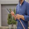 Gardena Cleansystem Hand-Held Brush M Soft Medium-Size Cleaning Brush with Hose Connection, Flat Body, for Smaller, Sensitive Surfaces Outside, with Water-Flow Regulation (18841-20) view 2